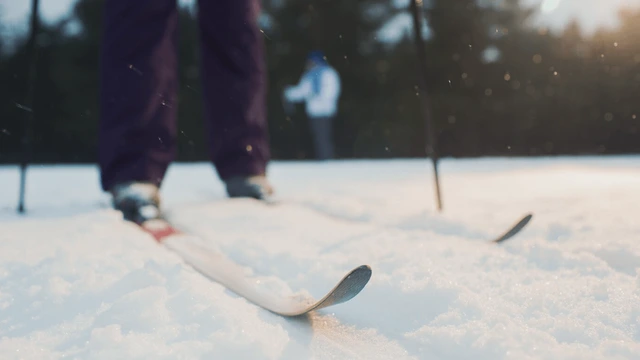 Skipisten in Ländern mit flachem Gelände